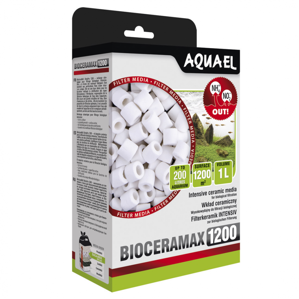 

Наполнитель для фильтра Aquael BioCeraMAX UltraPro 1200