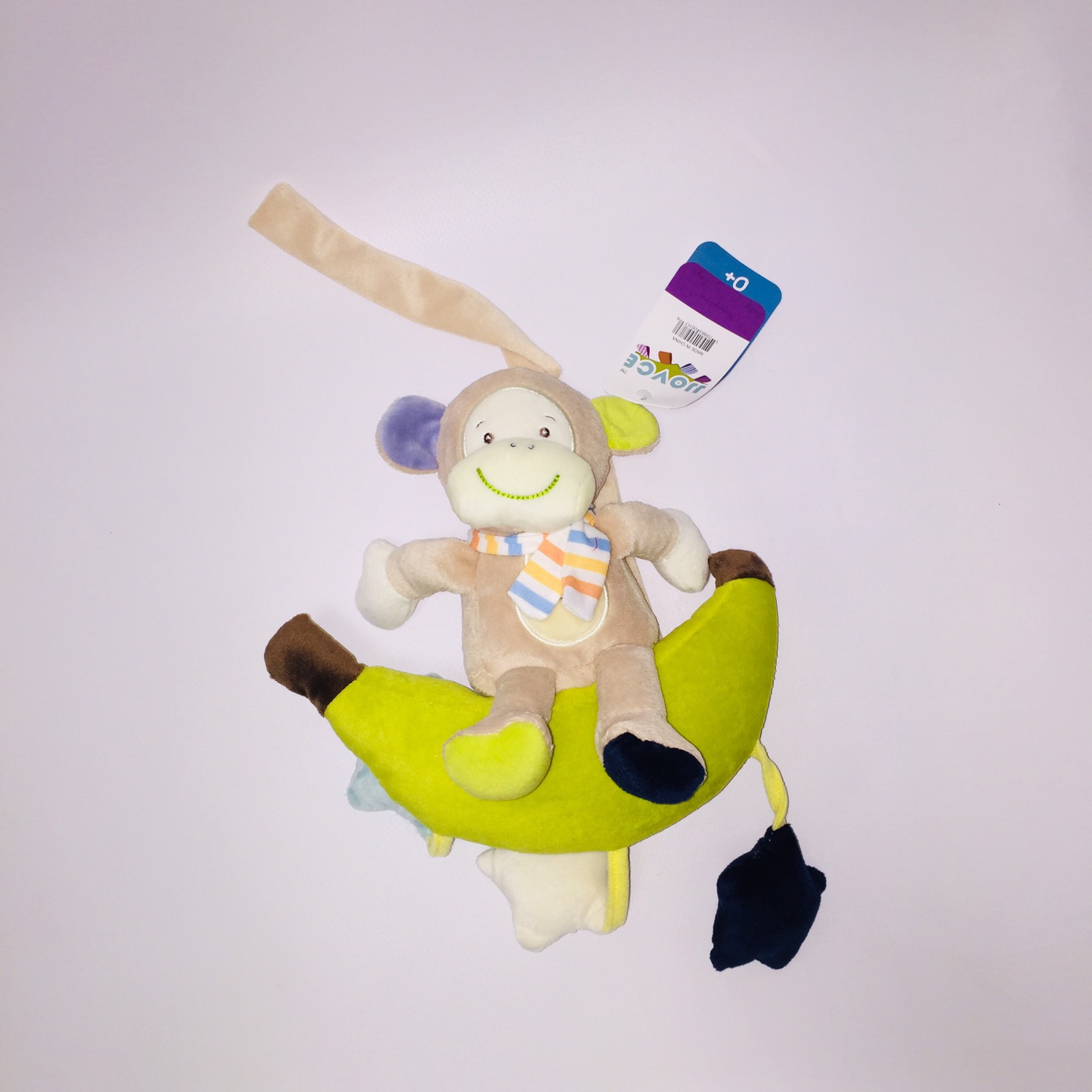 

Игрушка-подвеска Обезьяна на Банане, Желтый, Бежевый