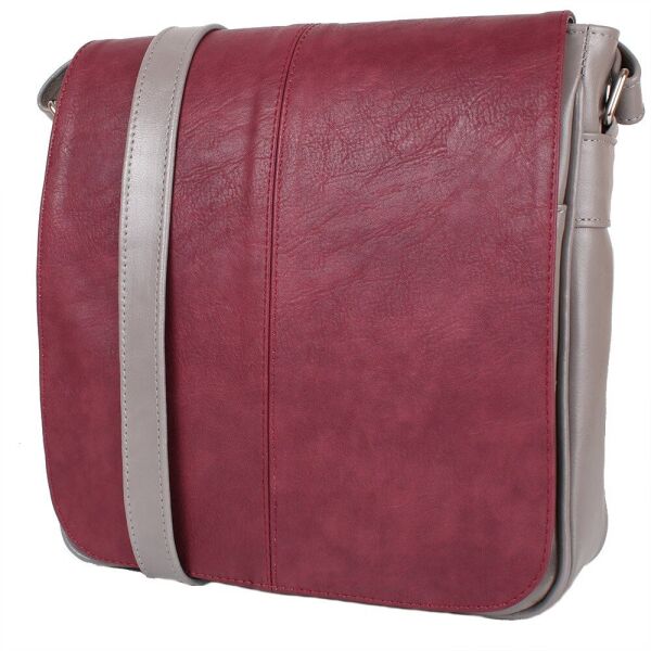 

Кожаная сумка LASKARA LK-DD223-taupe-plum