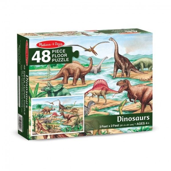 

Мега-пазл напольный Динозавры 48 элементов Melissa & Doug MD10421