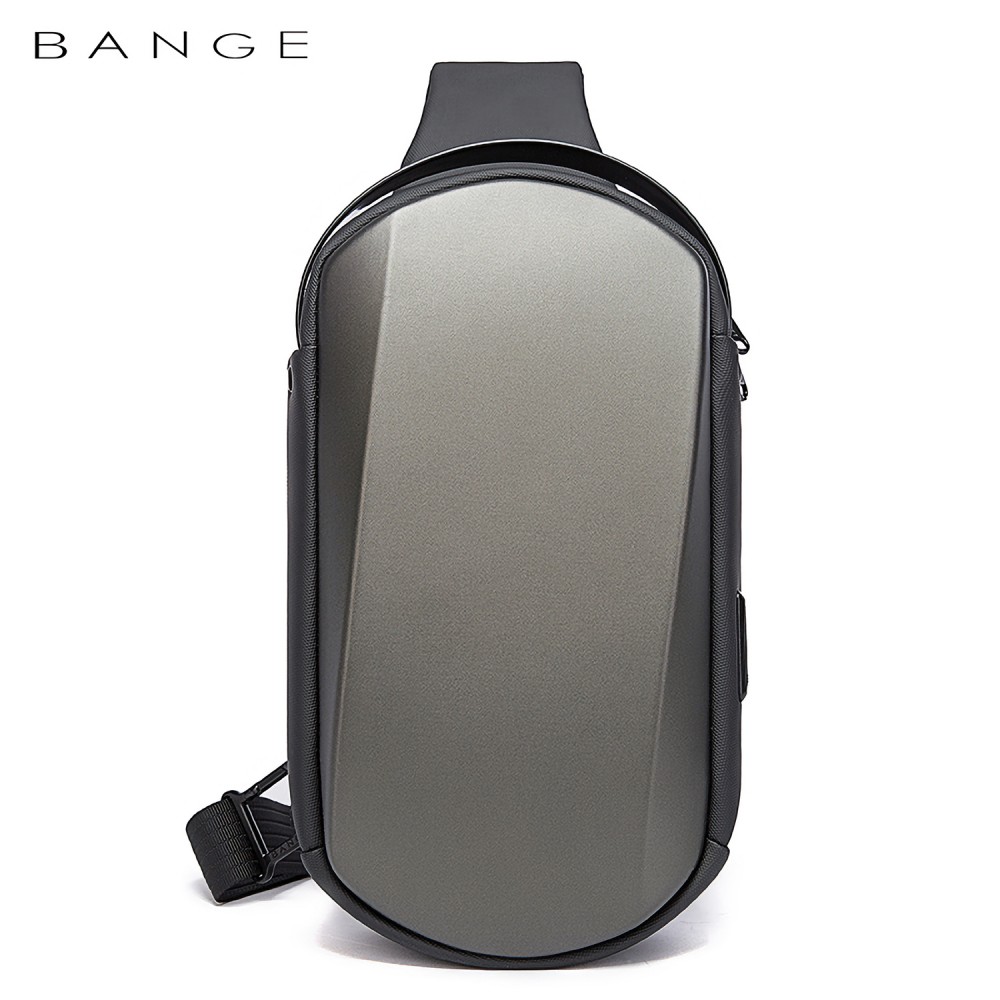

Рюкзак с одной лямкой Bange (BGS7256-Gray) с USB Серый