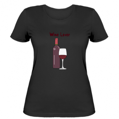 

Женская футболка Stedman Wine lover S Черный