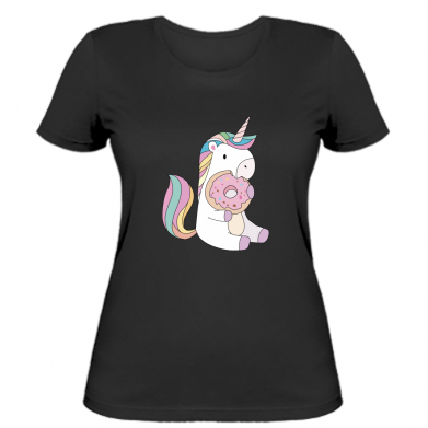 

Женская футболка Stedman Unicorn and cake L Черный