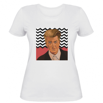 

Женская футболка Stedman David lynch M Белый