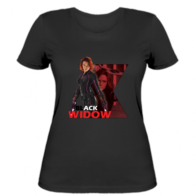 

Женская футболка Stedman Widow black art  Черный, Женская футболка Stedman Widow black art S Черный