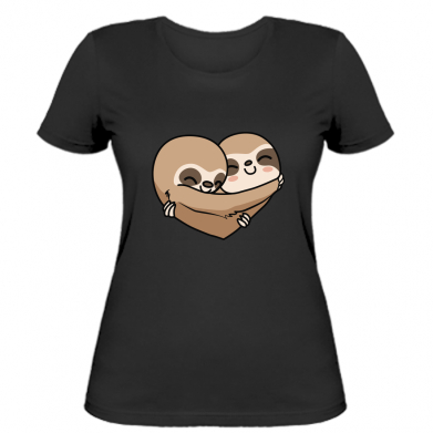 

Женская футболка Stedman Love sloths M Черный