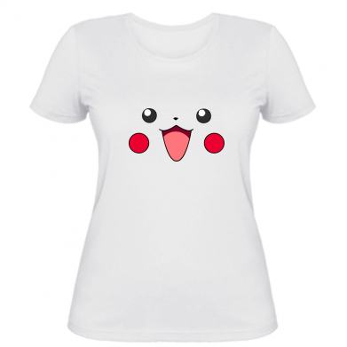 

Женская футболка Stedman Pikachu Smile  Белый, Женская футболка Stedman Pikachu Smile XL Белый