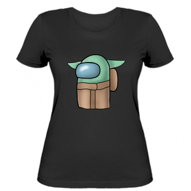 

Женская футболка Stedman Baby yoda among us XL Черный