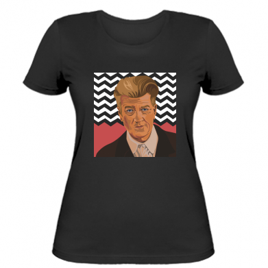 

Женская футболка Stedman David lynch L Черный