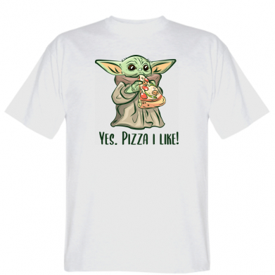 

Мужская футболка Stedman Yoda and pizza XXL Белый