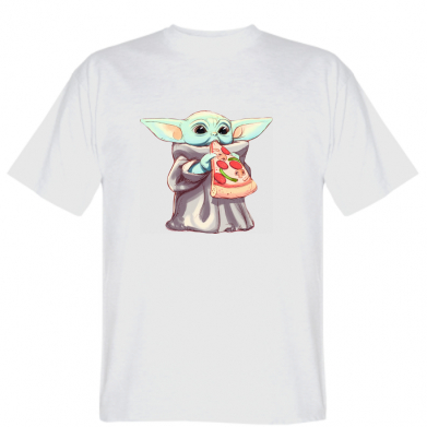 

Мужская футболка Stedman Baby Yoda eats pizza  Белый, Мужская футболка Stedman Baby Yoda eats pizza M Белый