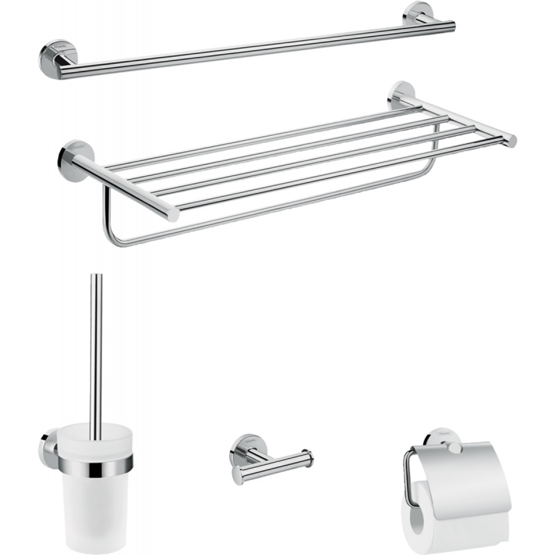 

Набор аксессуаров 5 в 1, Hansgrohe Logis Universal, хром (41728000)