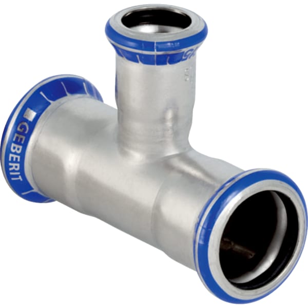 

Тройник Geberit Mapress переходной из нержавеющей стали d 18x15x18 (31204)