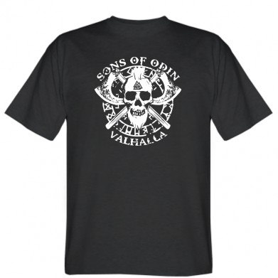 

Мужская футболка Stedman Sons of odin skull and axes  Черный, Мужская футболка Stedman Sons of odin skull and axes XL Черный