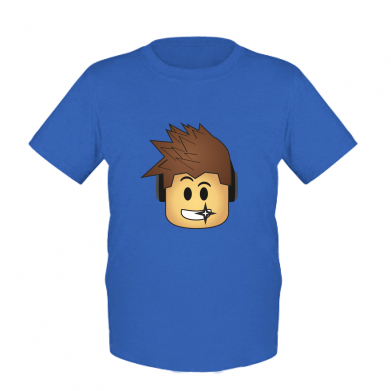 

Детская футболка для мальчиков Stedman Roblox head S Синий