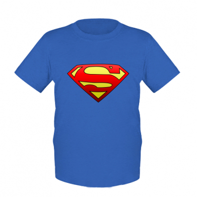 

Детская футболка для мальчиков Stedman Superman Logo S Синий