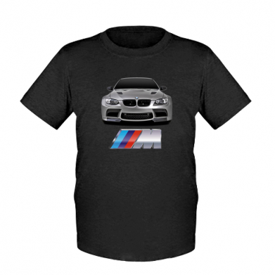 

Детская футболка для мальчиков Stedman BMW M Power Car XS Черный