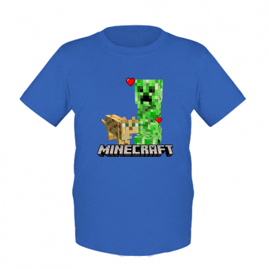 

Детская футболка для мальчиков Stedman Creeper and Cat L Синий