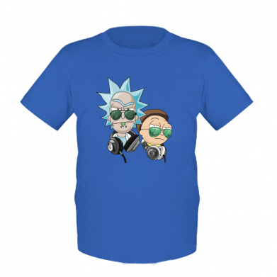

Детская футболка для мальчиков Stedman Rick and Morty on style S Синий