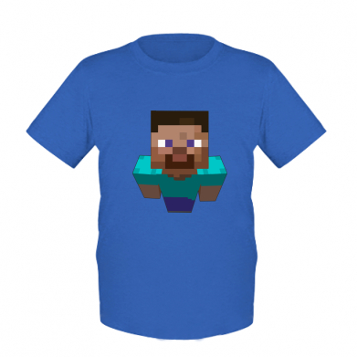 

Детская футболка для мальчиков Stedman Steve from Minecraft XS Синий