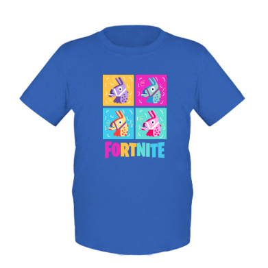 

Детская футболка для мальчиков Stedman Fortnite Llamas M Синий