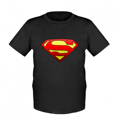 

Детская футболка для мальчиков Stedman Superman Logo XL Черный