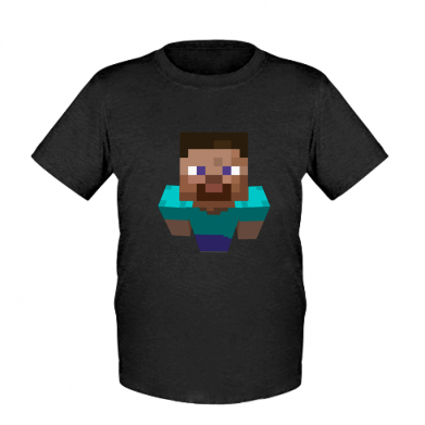 

Детская футболка для мальчиков Stedman Steve from Minecraft M Черный
