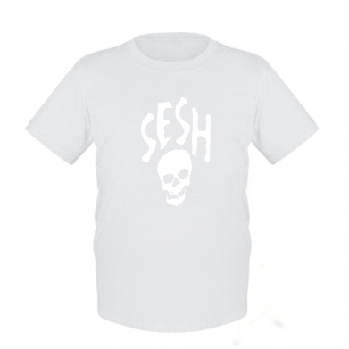

Детская футболка для мальчиков Stedman Sesh skull XS Белый