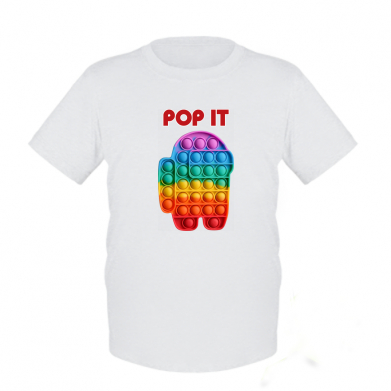 

Детская футболка для мальчиков Stedman Pop It Among Us XS Белый