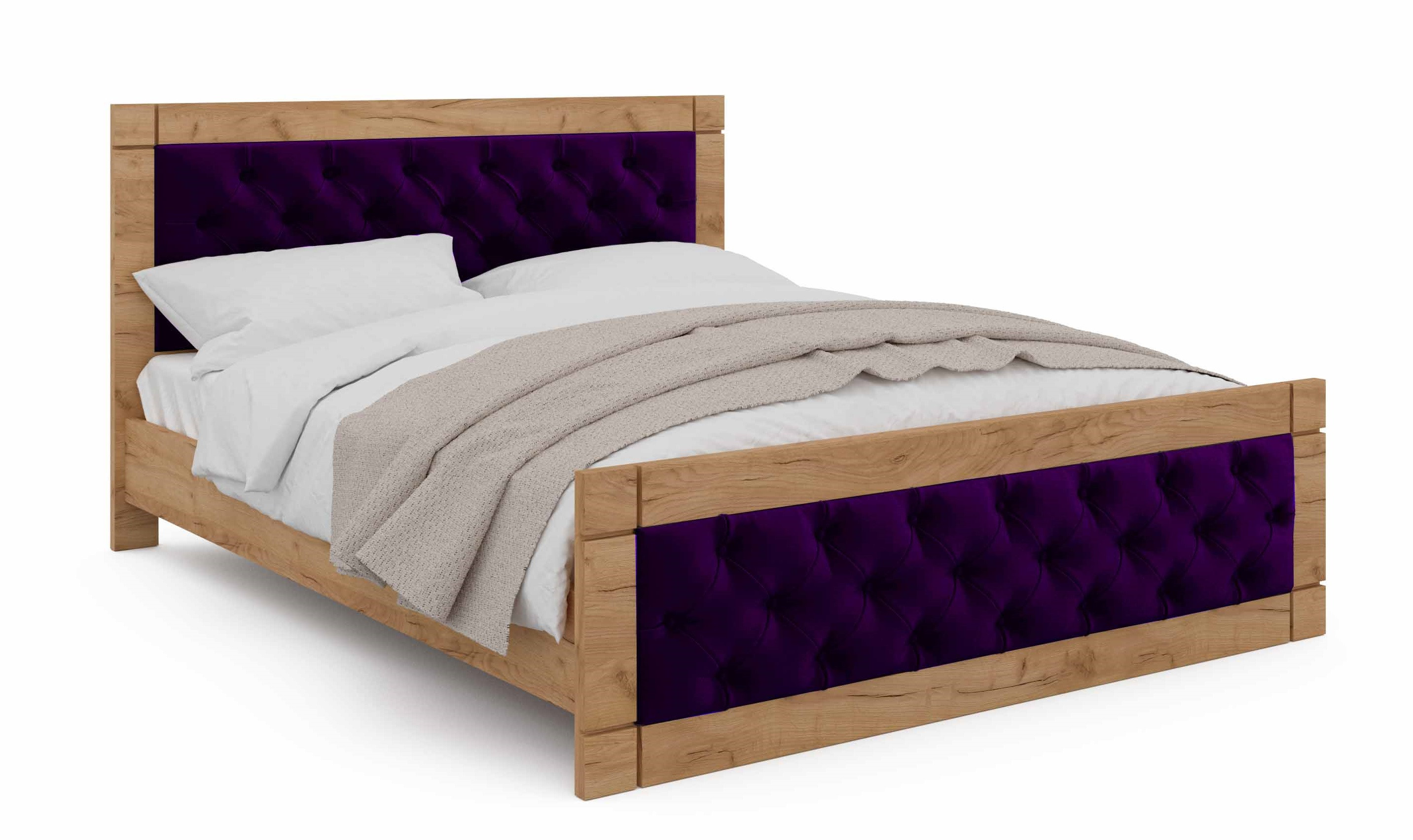 

Кровать двуспальная Viorina-Deko Natali 160х200 см Violet