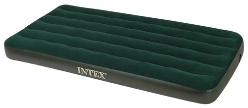 

Надувной матрас PRESTIGE DOWNY BED, TWIN, Intex с насосом на батарейках 99х191х22 см 66967