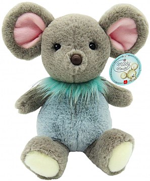 

Мягкая игрушка "Мышка мальчик", серо-голубой, 25 см - Aurora (20-757480)