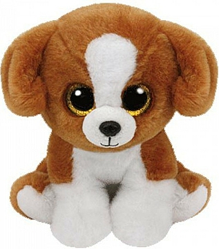 

Мягкая игрушка Beanie Babies коричнево-белый щенок "Snicky", 15 см - Ty Toys (20-993733)