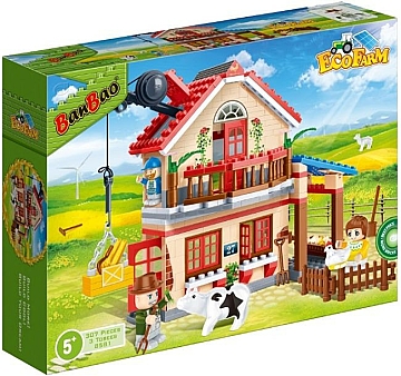 

Конструктор "Экофермы. Ранчо", 315 деталей - Banbao (20-998020)