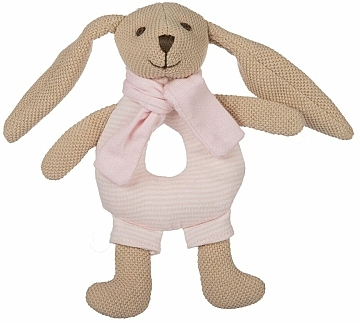 

Игрушка-погремушка "Кролик", розовая - Canpol babies (20-964007)