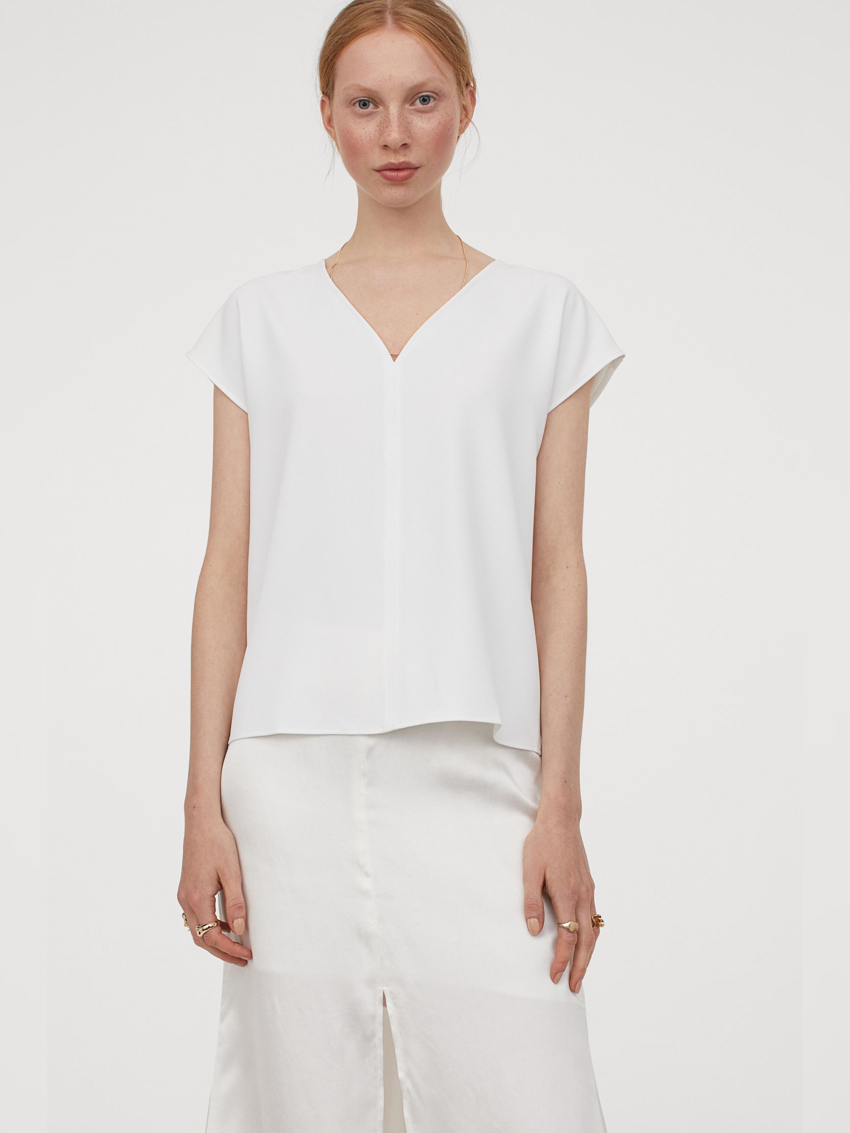 

Блузка H&M 921378b18 XS Белая