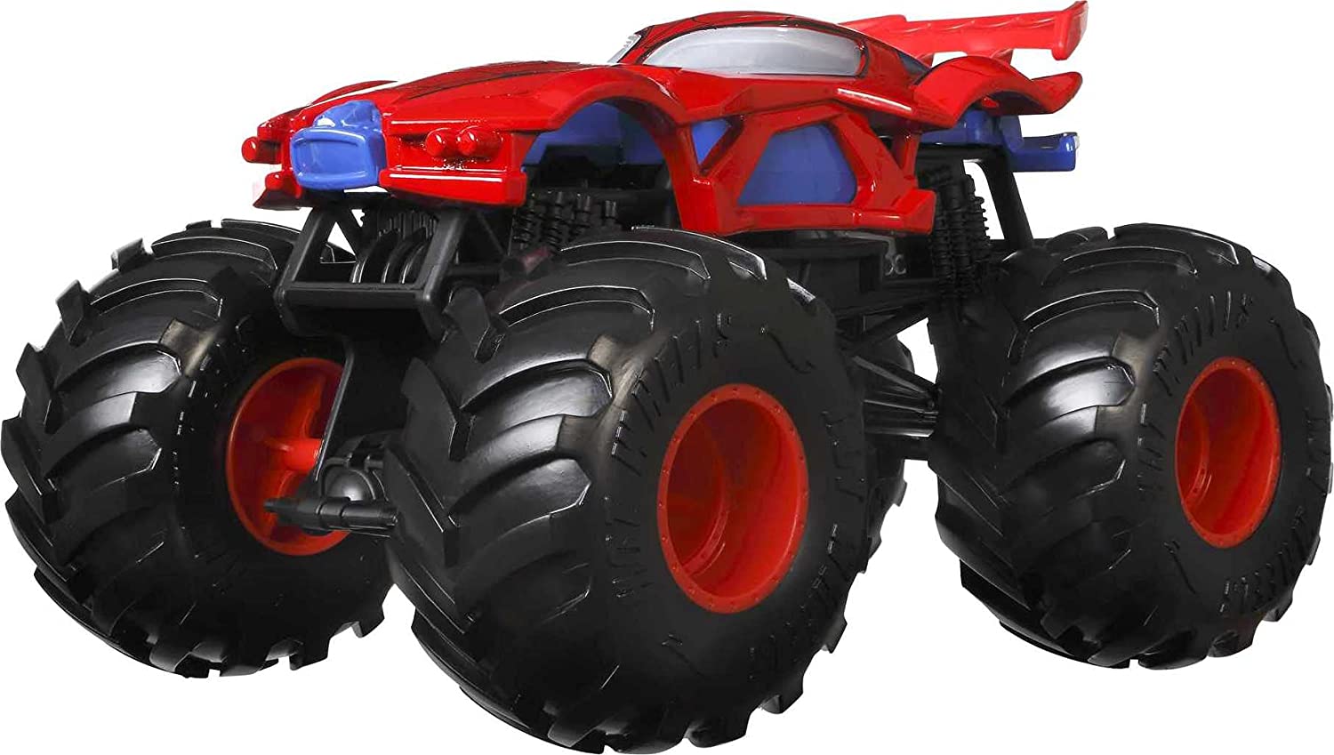 

Машинка Монст Трак Хот Вилс Человек Паук Monster Trucks Hot Wheelse Spider Man Mattel GTJ33