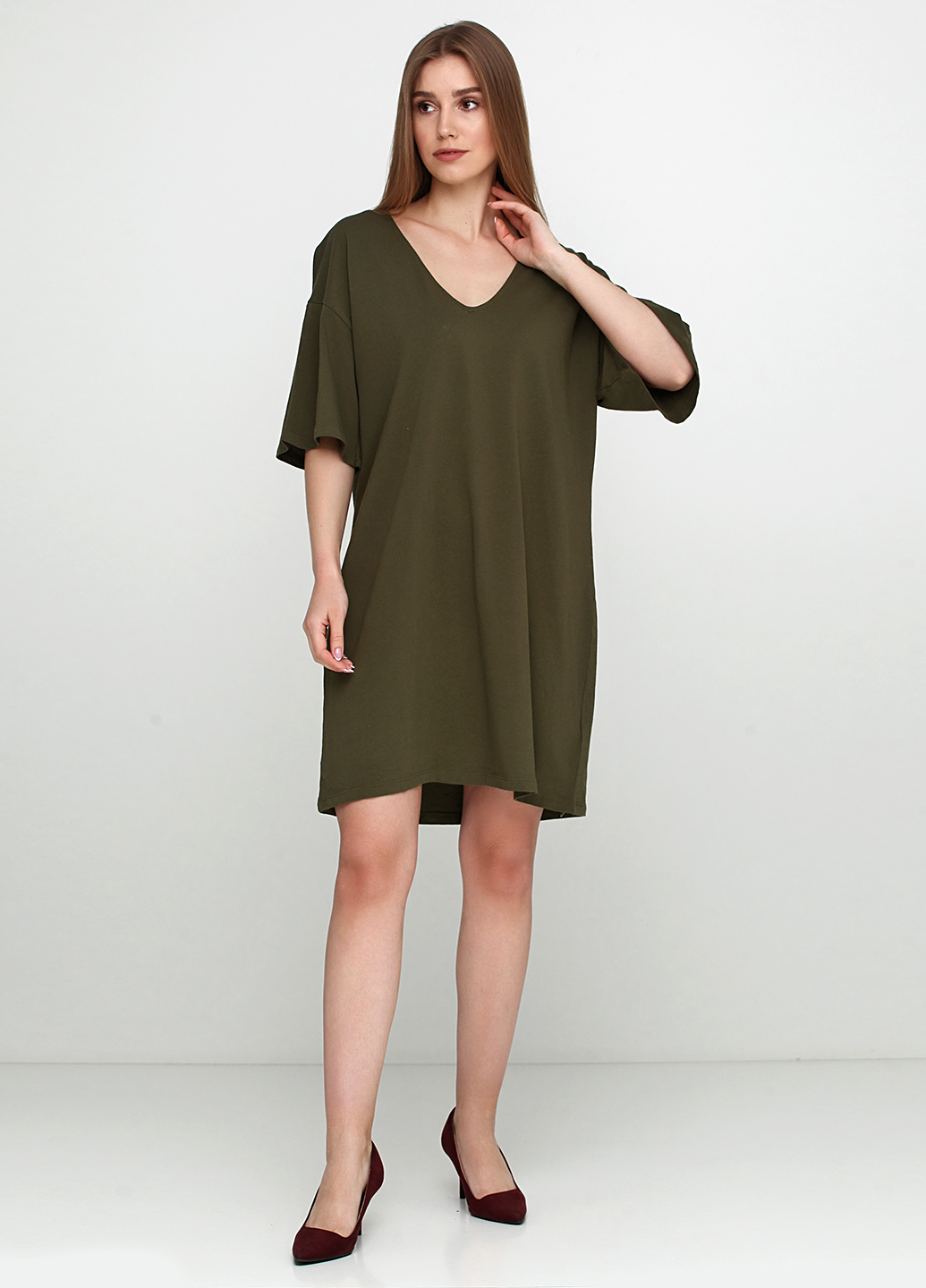

Туника H&M S Хаки 0624556_01
