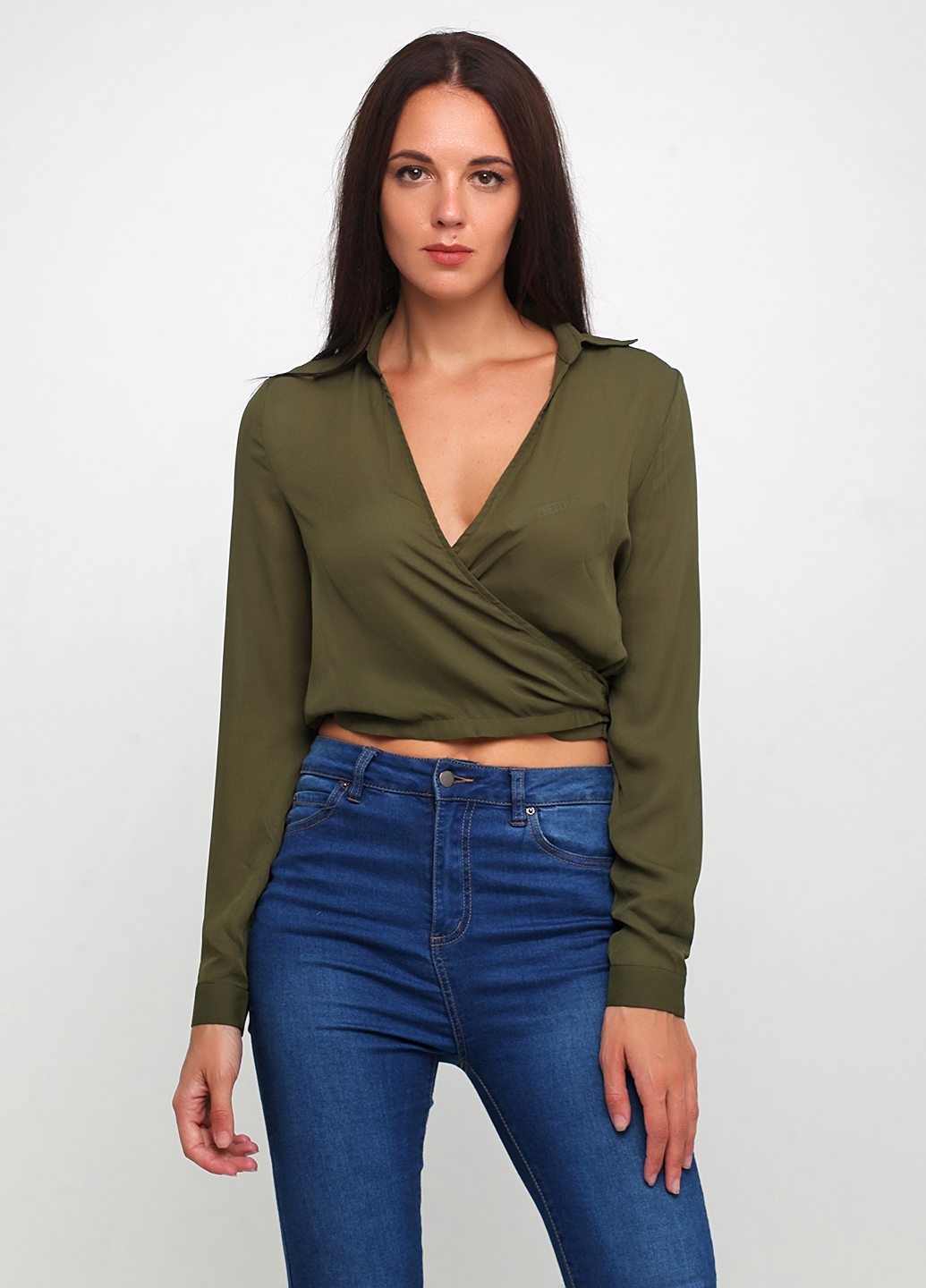 

Блуза PrettyLittleThing 2 Хаки CLR1126_02