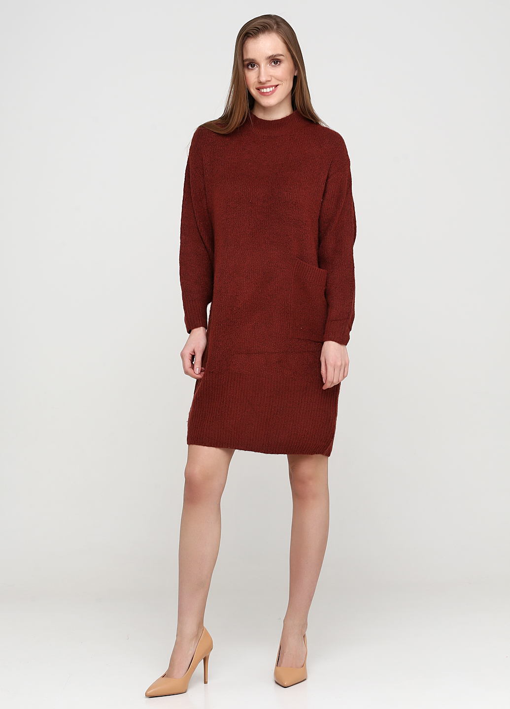 

Платье H&M XS/P Коричневый 0816153
