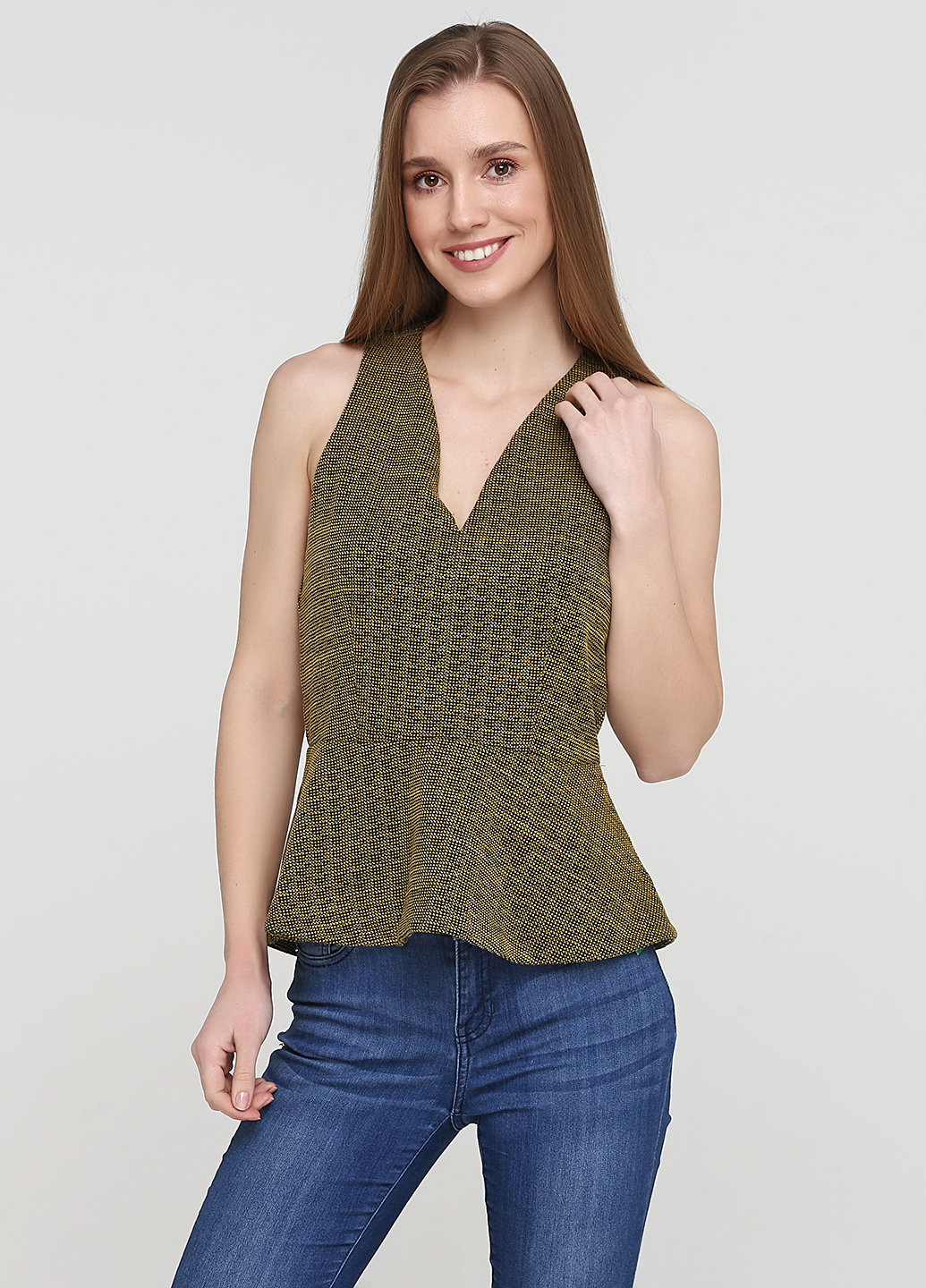 

Блуза H&M  Желтый 0325708_01, Блуза H&M S Желтый 0325708_01