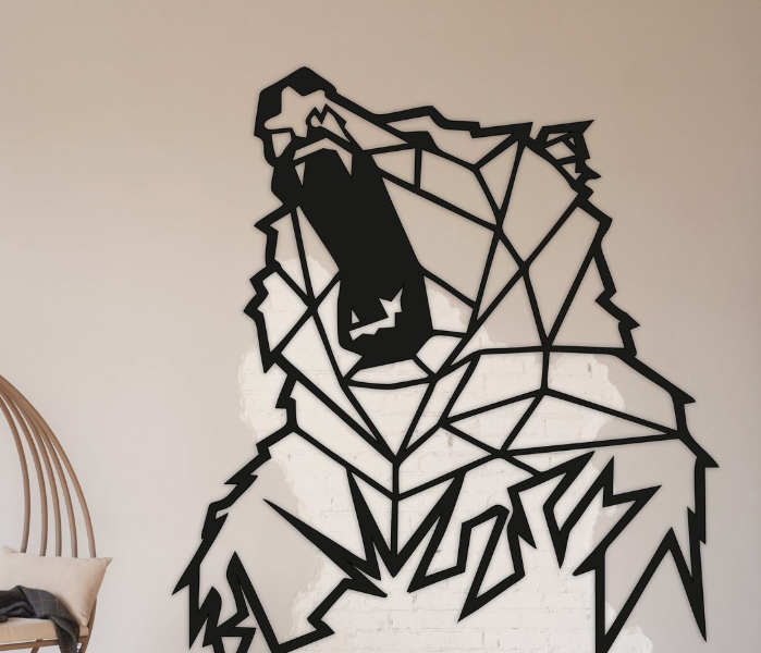 

Картина из дерева DecArt Bear 90x80 см
