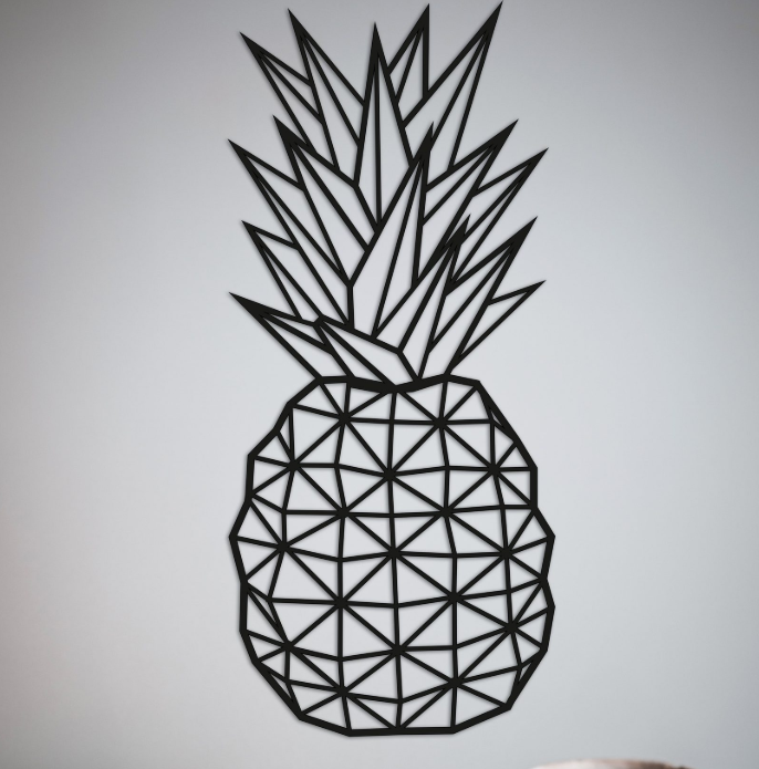 

Картина из дерева DecArt Pineapple 150x66 см