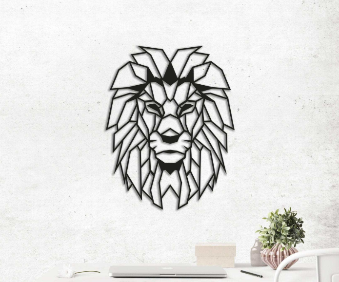 

Картина из дерева DecArt Lion 90x65 см