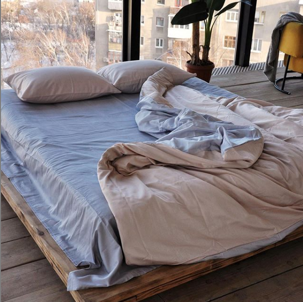 

Комплект постельного белья MOON LINE Nude Moon Хлопок + Сатин 180x220