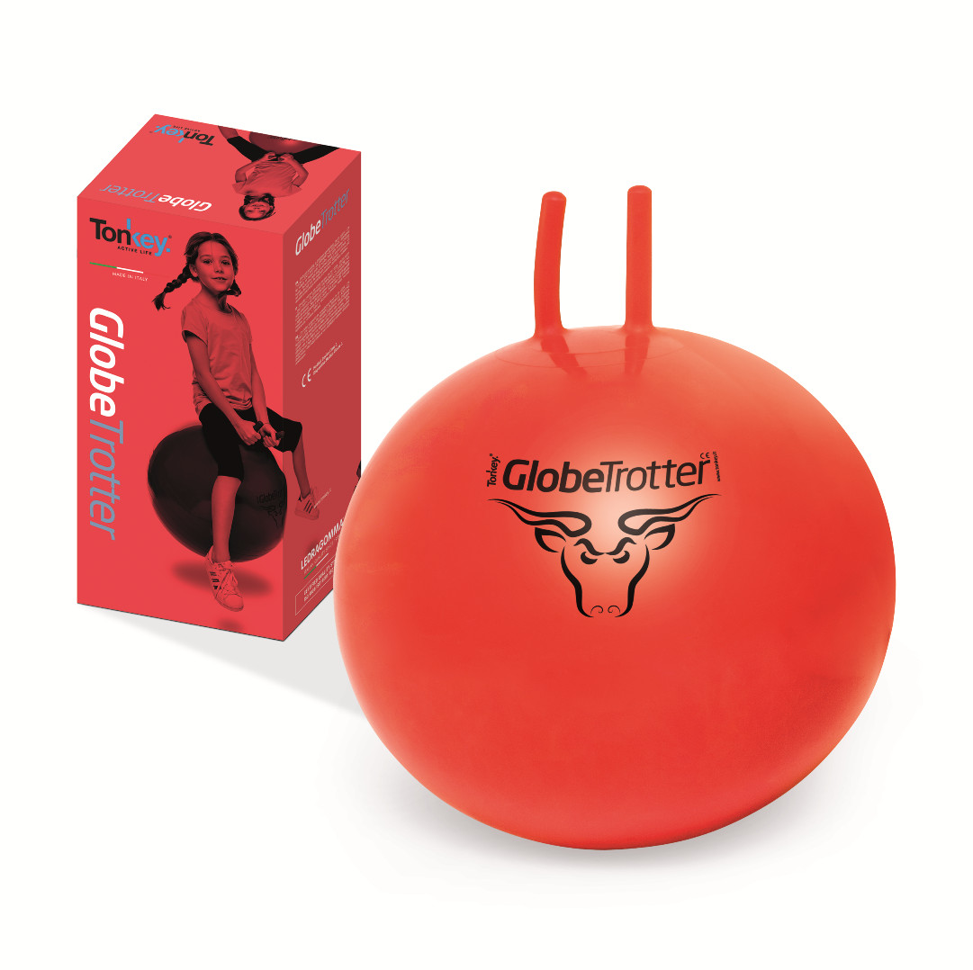 

Мяч прыгун 42 см Junior GLOBETROTTER красный Ledragomma L 94