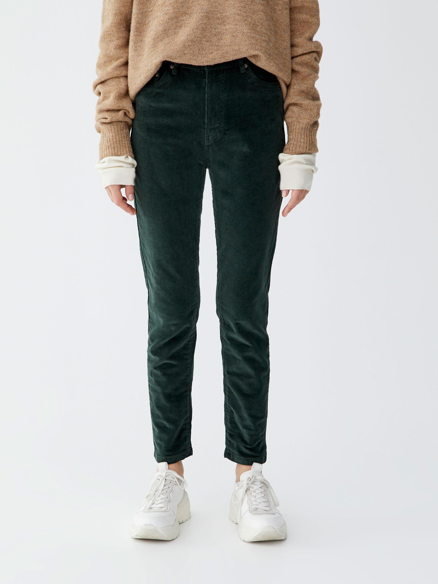 

Брюки Pull & Bear 9680/320/516-ACXO 36 Темно-зеленые