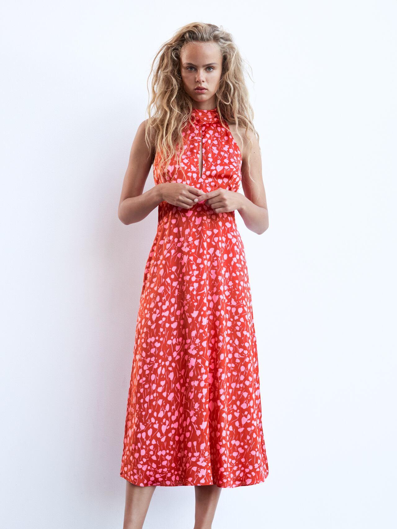 

Платье Zara 8336/407/600-ADRP  Красное, Платье Zara 8336/407/600-ADRP L Красное
