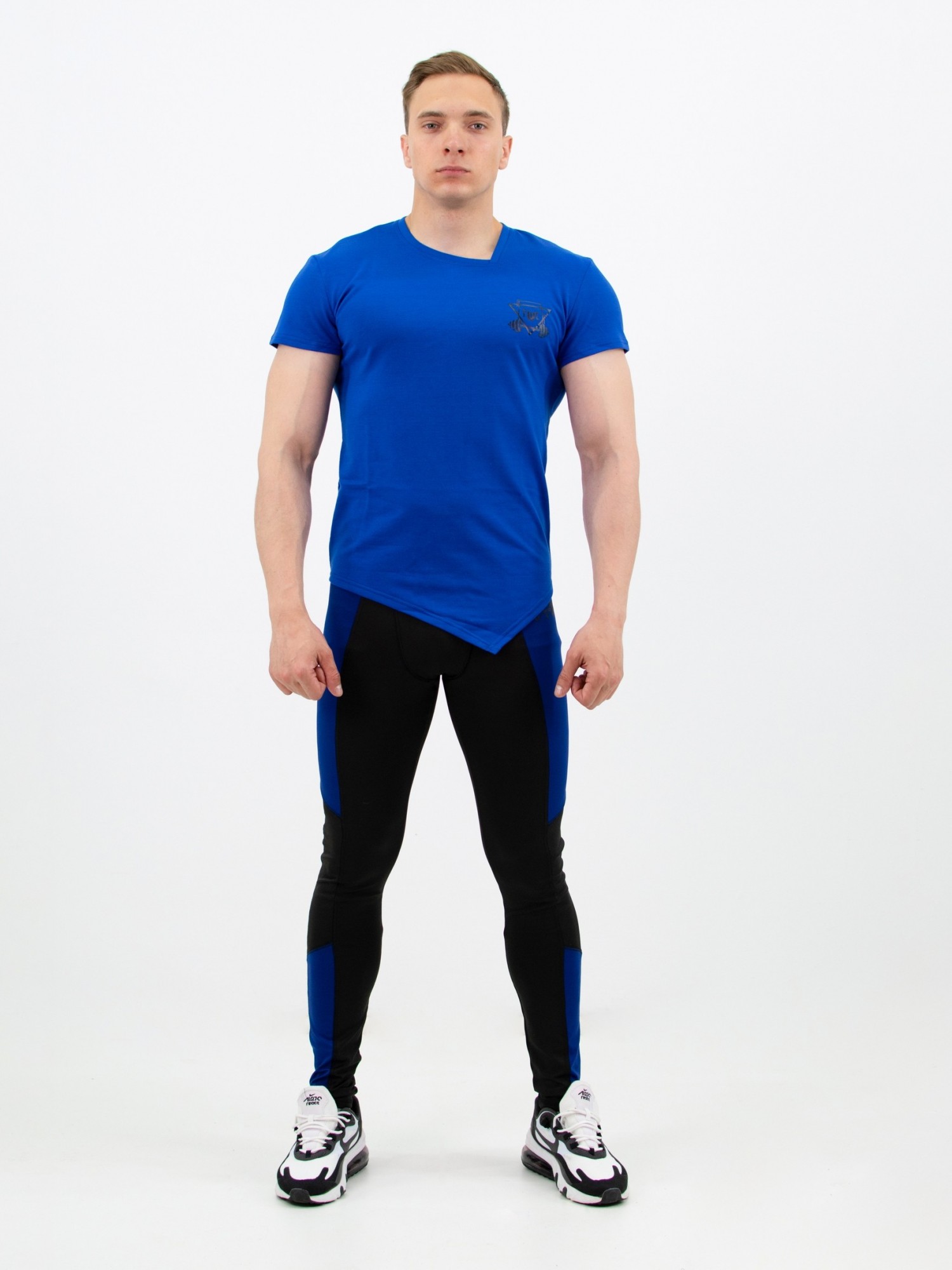 

Мужской спортивный комплект fitU Splay blue 2.0  Сине-черный, Мужской спортивный комплект fitU Splay blue 2.0 XL Сине-черный