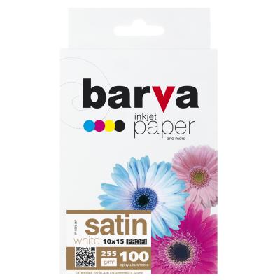 

Бумага Barva 10x15, 255 g/m2, PROFI, 100арк, satin (V255-267)